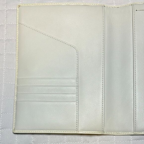 COACH Vintage Leather Planner Notepad Holder with Pen 2005 Fuchsia Pink 1217 Y2K - Picture 7 of 11